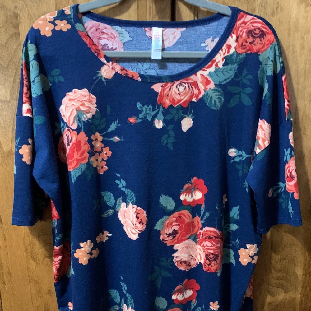 Navy and Roses Dress T